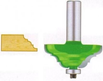 EZ Cut Double Cove/Bead Bits With Bearing 1/2" Shank, Power Tools Router Bits — Southend Philippines