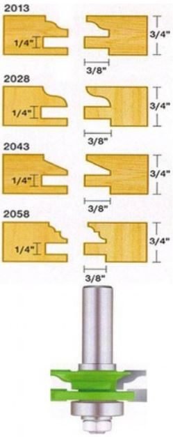 EZ Cut Reversible Stile & Rail With Bearing 1/2" Shank, Power Tools — Southend Philippines