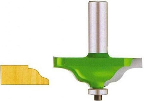 EZ Cut Stepped Ogee Bit With Bearing 1/2" Shank