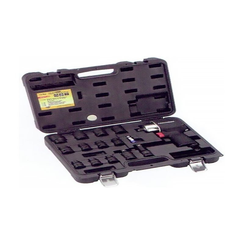 Gestar 774-011 Pneumatic Impact Wrench & Socket Set 1/2" Drive