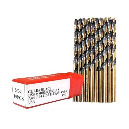 GTD Gold & Black Finished Jobber Drill Bit, Power Tools Drills & Drivers — Southend Philippines