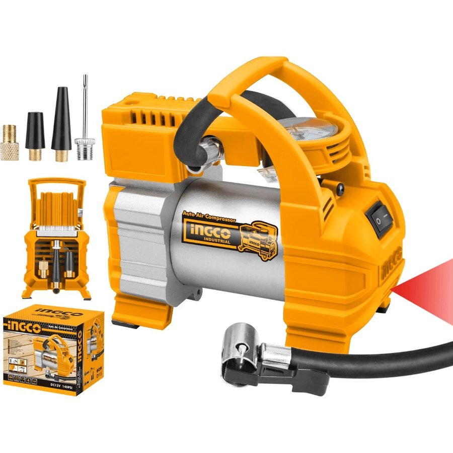 Ingco AAC1408 12V Cordless Inflator 140psi