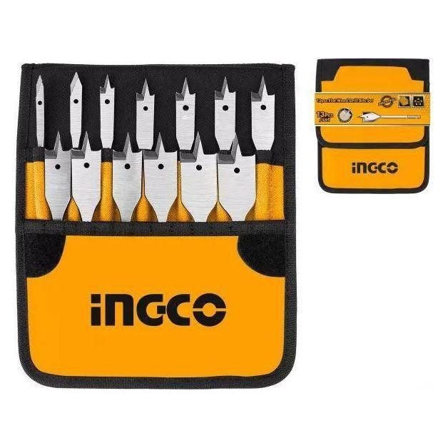 Ingco Ingco AKD41301 13PCS Flat Wood Drill Bits Set, Power Tools Bits, Blades & Discs — Southend Philippines