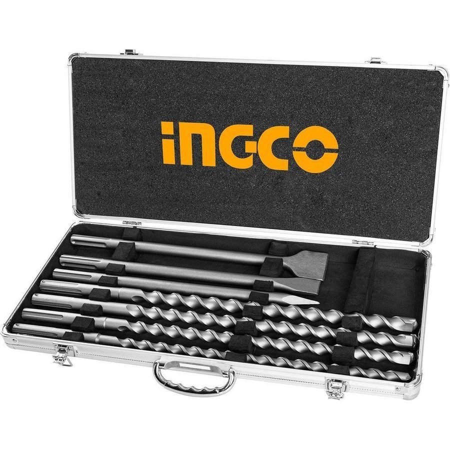 Ingco Ingco AKD5075 SDS-Max Drill Bit And Chisel Set, Power Tools Rotary & Demolition — Southend Philippines