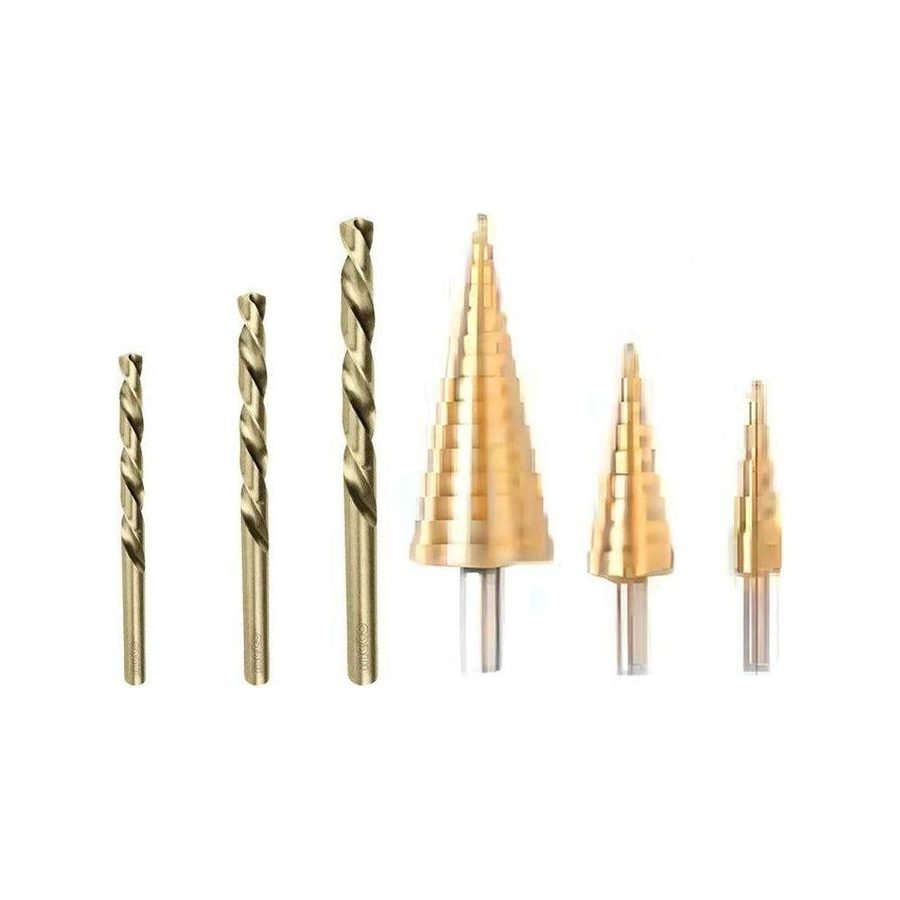 Ingco Ingco AKSDS2061 Step Drill Bit 6 Pcs Set, Power Tools Drills & Drivers — Southend Philippines