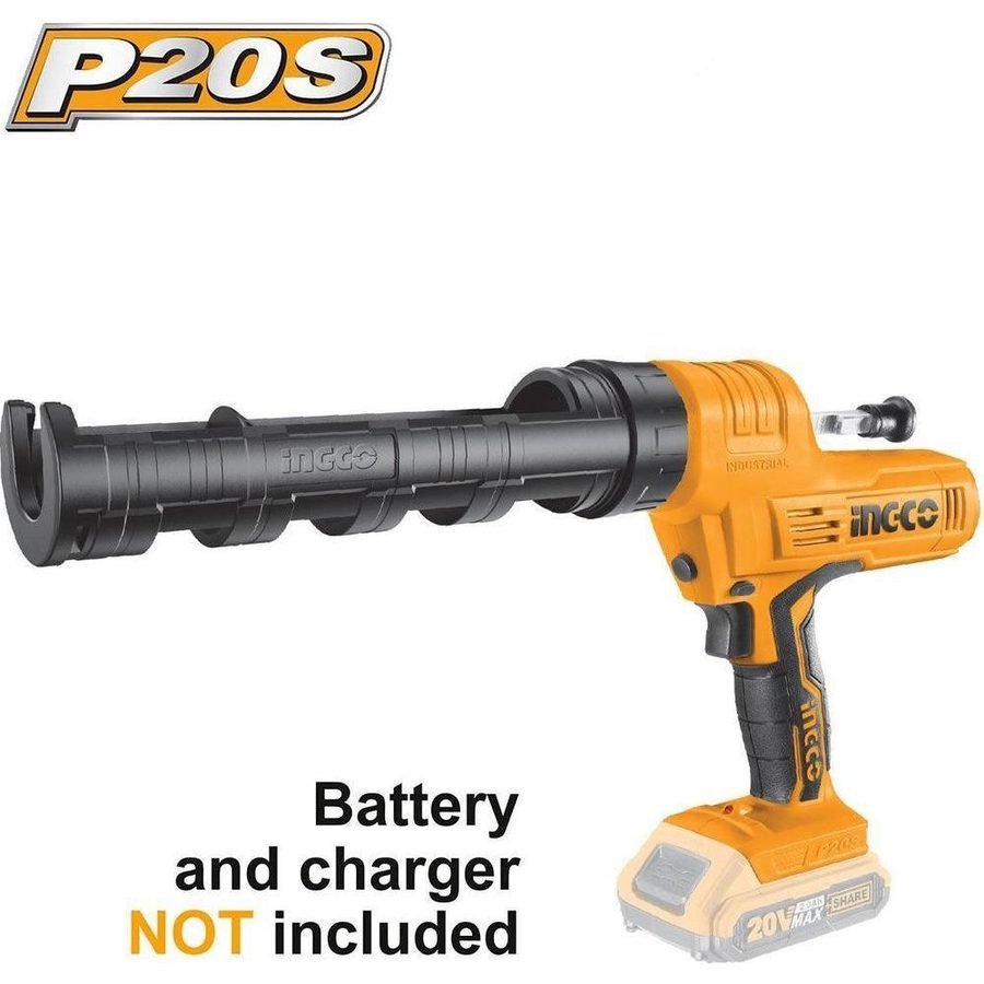 Ingco Ingco CCGLI2001 20V Cordless Li-Ion Caulking Gun 20V (Bare), Power Tools Batteries & Chargers — Southend Philippines