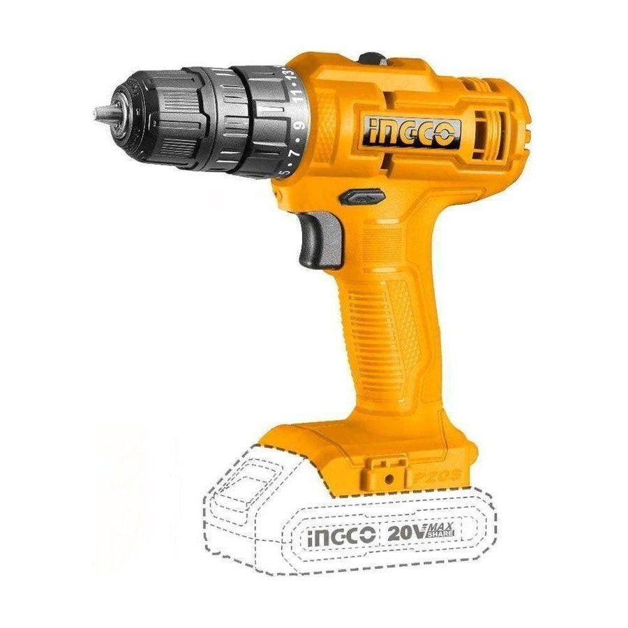 Ingco CDLI20032 Li-Ion Cordless Drill 20V