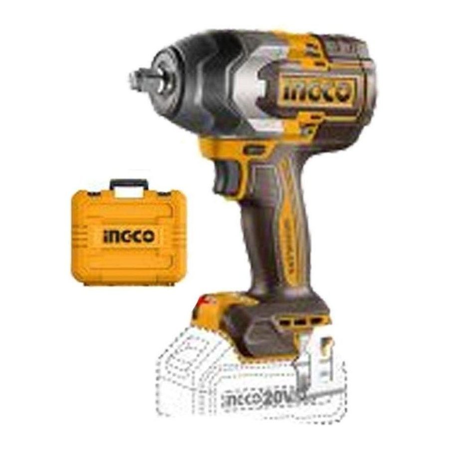 Ingco Ingco CIWLI2085 Li-Ion Impact Wrench 20V, Power Tools Drills & Drivers — Southend Philippines
