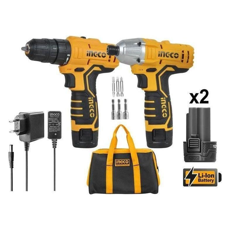 Ingco Ingco CKLI1201 12V Li-Ion Cordless Drill & Driver 12V, Power Tools Drills & Drivers — Southend Philippines