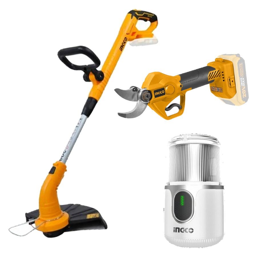 Ingco Ingco COSLI240688 Cordless Power Tools Combo Kit 3PCS 20V 2.0AH, Power Tools Drills & Drivers — Southend Philippines