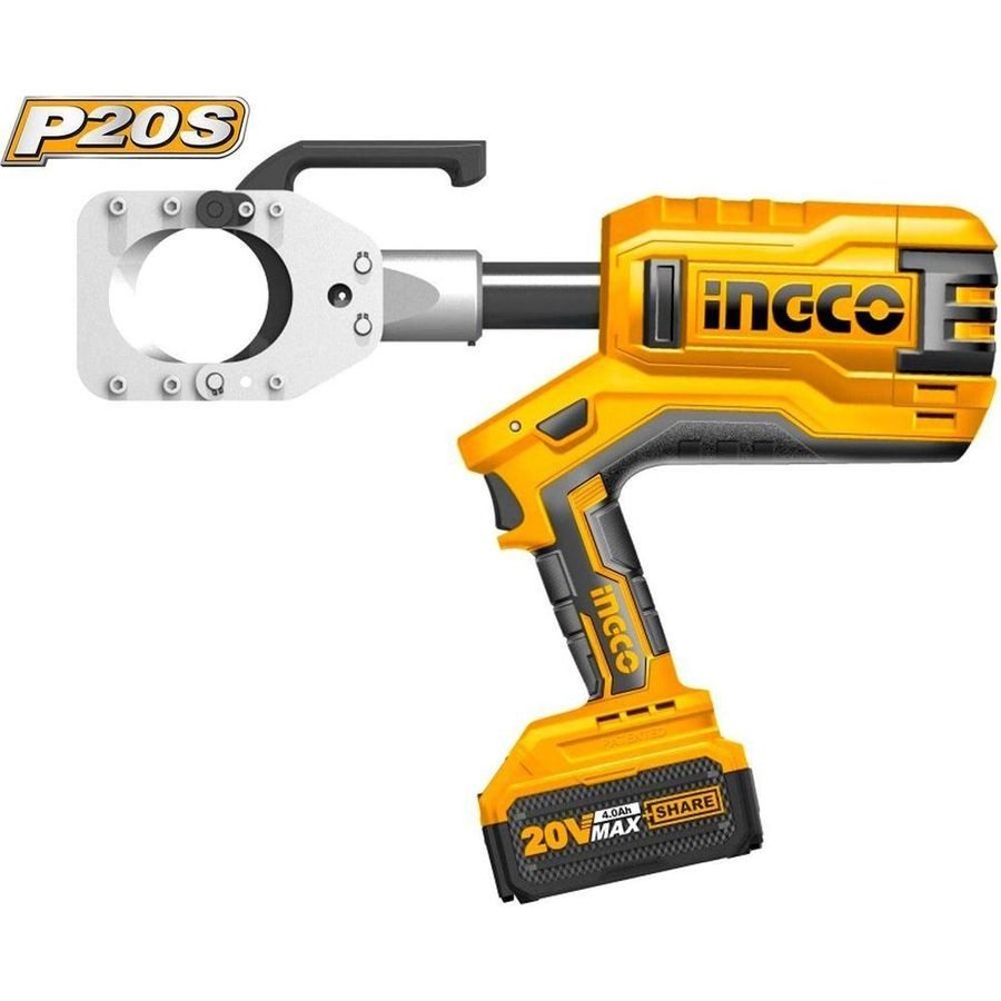 Ingco Ingco CRCLI2002 20V Cordless Li-Ion Hydraulic Cable Cutter 20V, Power Tools Saws & Cutters — Southend Philippines