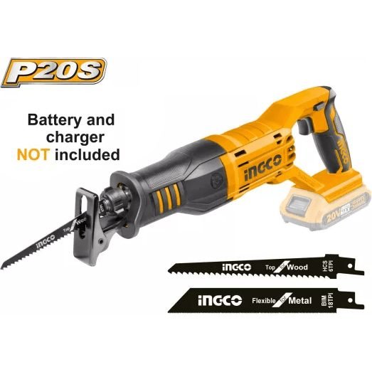 Ingco CRSLI1151 20V Cordless Reciprocating Saw (Bare)