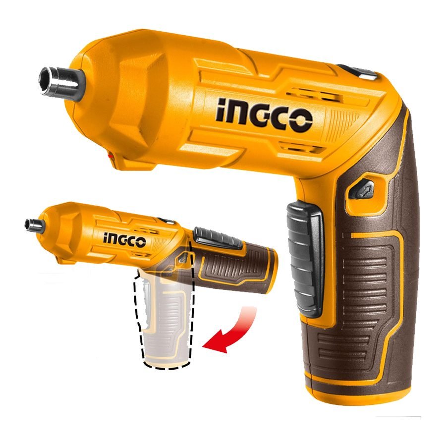 Ingco Ingco CSDLI0442 Cordless Li-Ion Screwdriver Set 4V 19PCS, Power Tools Batteries & Chargers — Southend Philippines