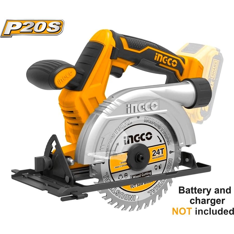 Ingco Ingco CSLI1401 20V Cordless Circular Saw 6" (Bare), Power Tools Saws — Southend Philippines
