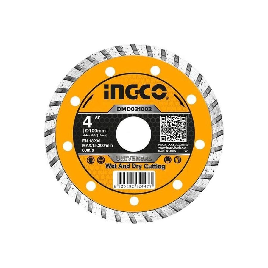 Ingco Ingco DMD031002 Turbo Diamond Disc 4", Power Tools Bits, Blades & Discs — Southend Philippines