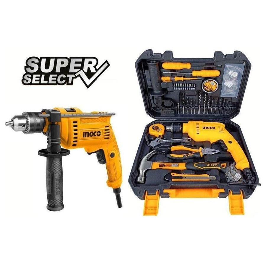 Ingco HKTHP11151 Impact Drill With 115 PCS Tool Set 680W (SS)