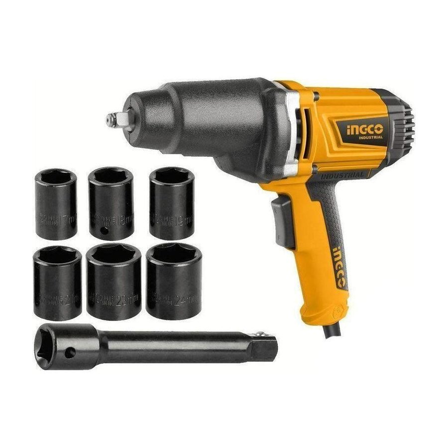 Ingco Ingco IW10508 Impact Wrench 1/2" Drive 550Nm, Power Tools Drills & Drivers — Southend Philippines