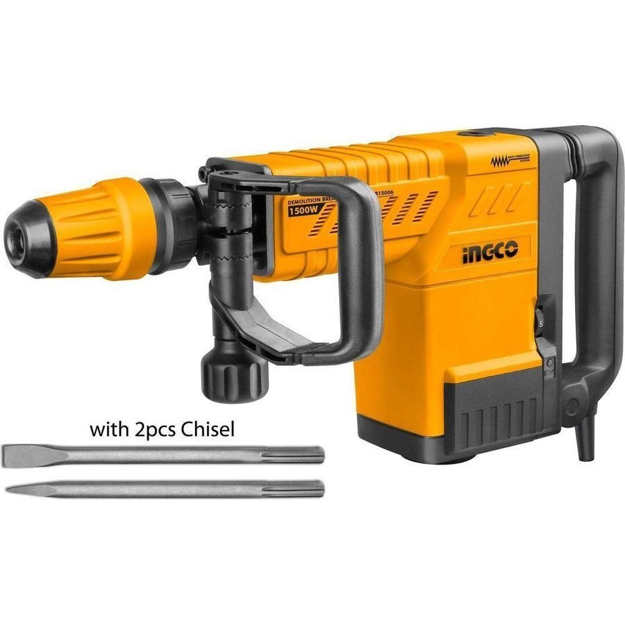 Ingco Ingco PDB15006 SDS-Max Demolition Hammer / Chipping Gun 1500W, Power Tools Rotary & Demolition Hammers — Southend Phili