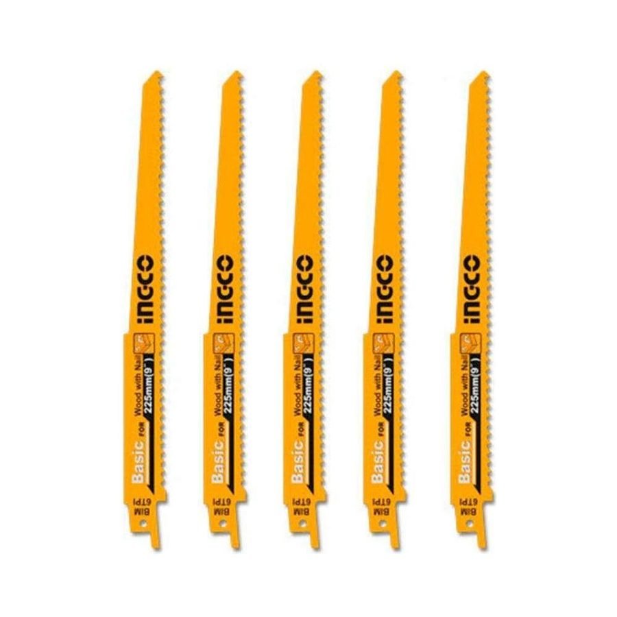 Ingco Ingco RSB1111DF Reciprocating Saw Blades Set For Wood With Nail, Power Tools Bits, Blades & Discs — Southend Philippine