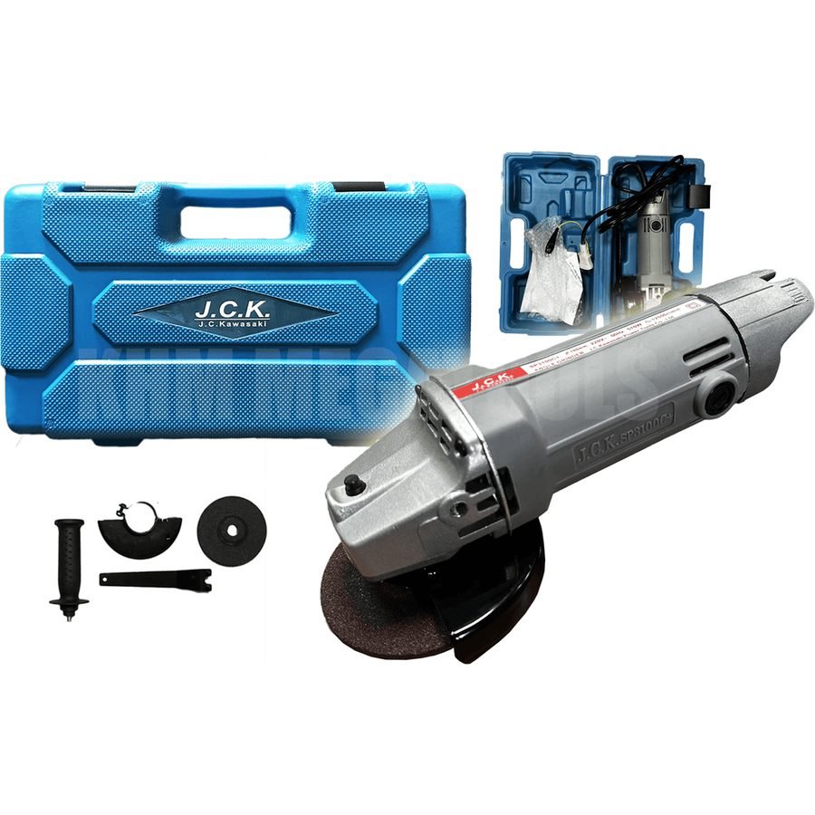 JC Kawasaki SP3100C+ Angle Grinder 4" With Case 570W