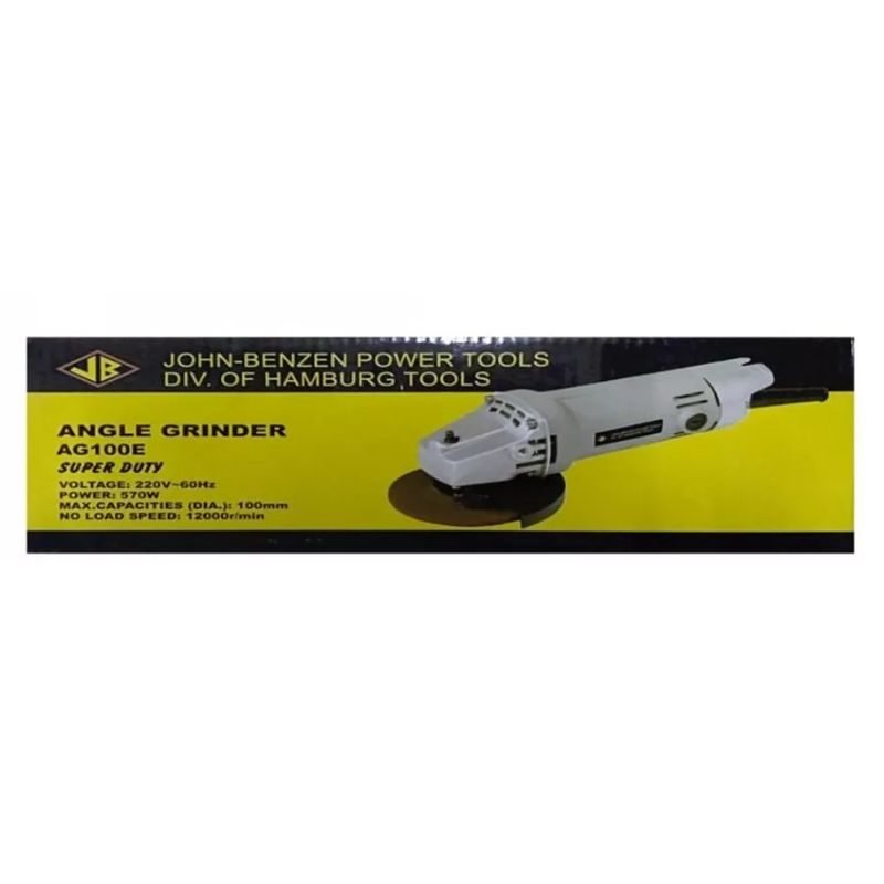 John Benzen AG100E Angle Grinder 100mm (4"), Power Tools Grinders — Southend Philippines