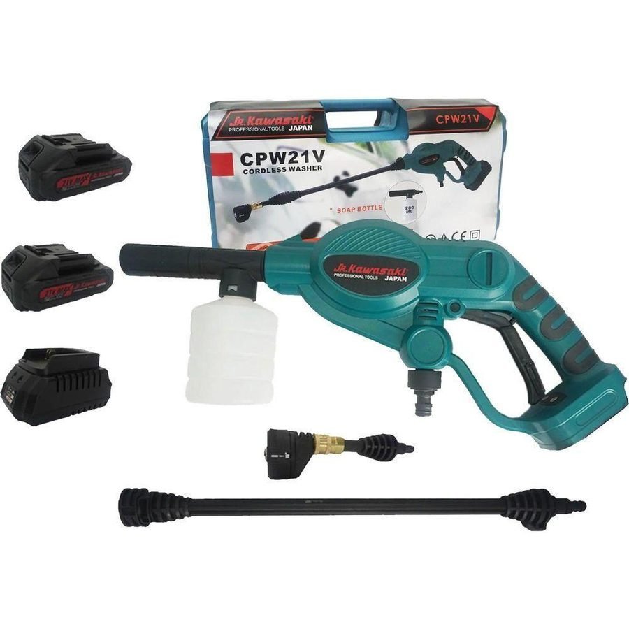Kawasaki JR Kawasaki CPW21V 21V Cordless High Pressure Washer [Kit], Power Tools — Southend Philippines