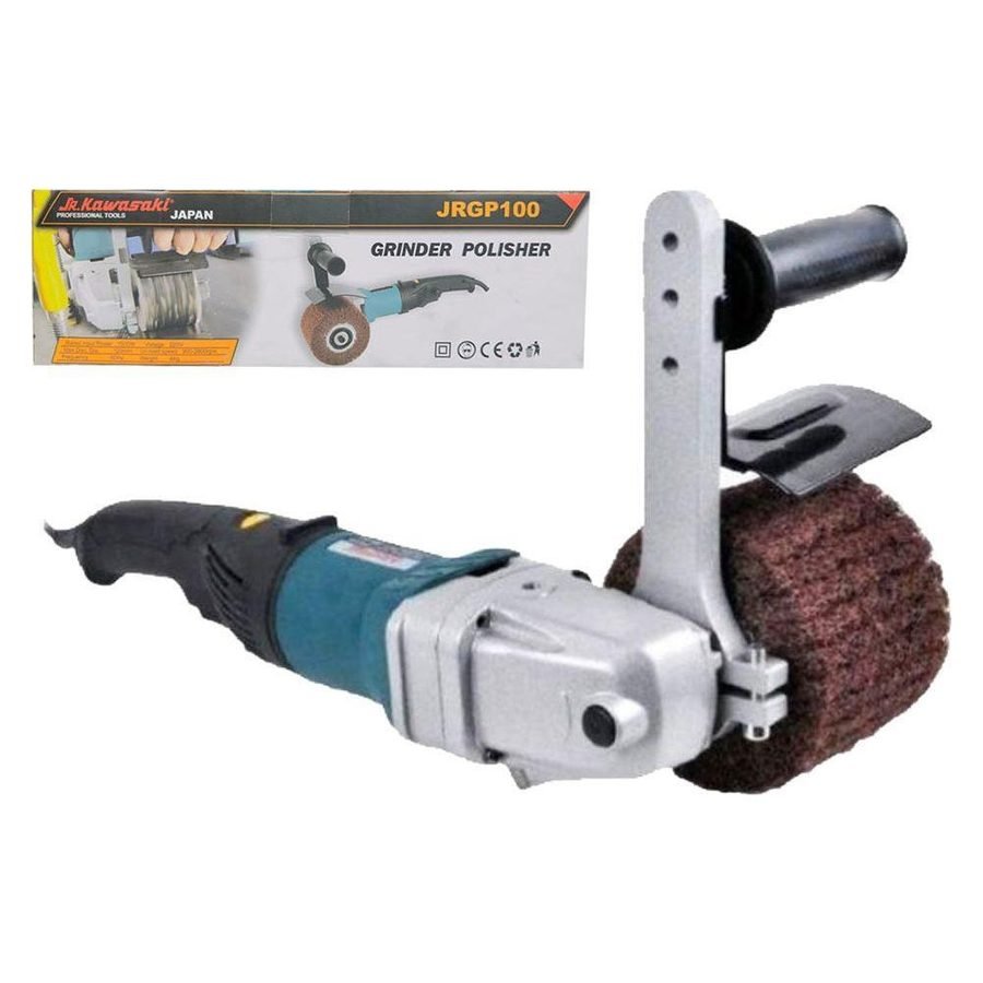 Kawasaki JR Kawasaki JRGP100 Grinding Polisher / Drum Sander 120mm 1500W, Power Tools Grinders — Southend Philippines