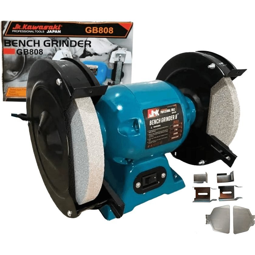 Kawasaki JR Kawasaki JRKBG8 Bench Grinder 8" 375W (GB808), Power Tools Grinders & Polishers — Southend Philippines