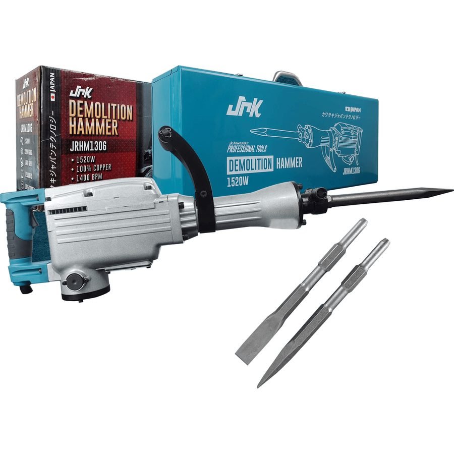 Kawasaki JR Kawasaki JRKHM1306 Demolition / Jack Hammer 1520W, Power Tools Rotary & Demolition Hammers — Southend Philippines
