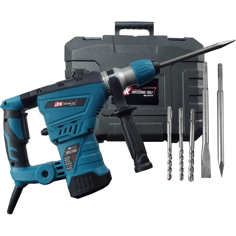 Kawasaki JR Kawasaki JRKRH1700 SDS-Max Rotary Hammer 1500W 32mm, Power Tools Rotary & Demolition — Southend Philippines