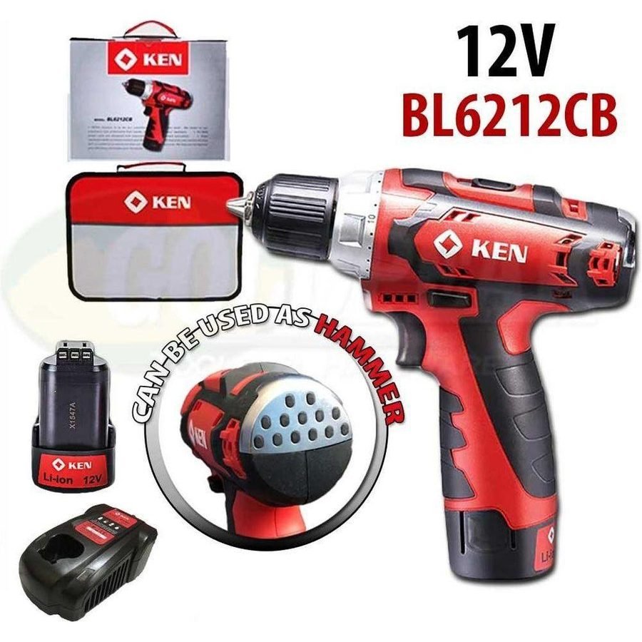 Ken BL6212CB 12V Cordless Drill - Driver