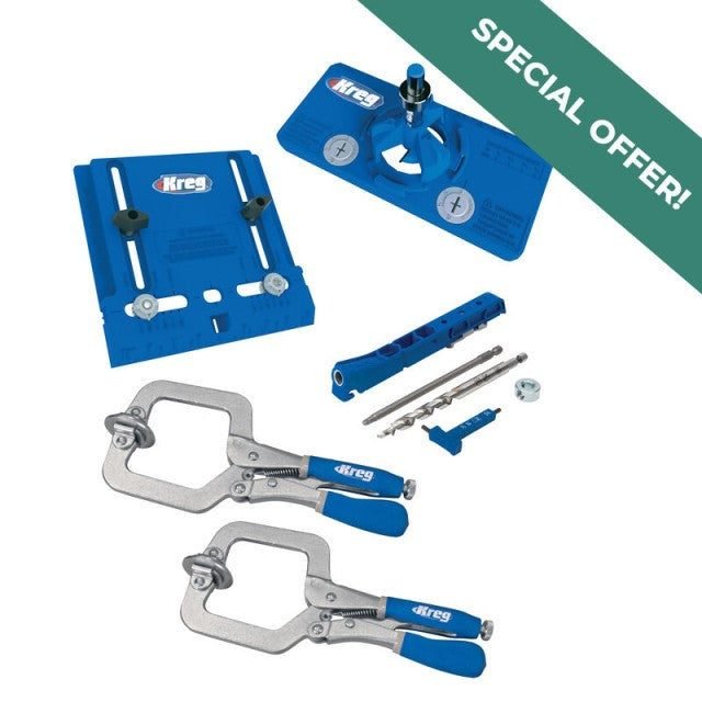 Kreg KREG® Hardware Installation + Pocket-Hole Jig Kit, Power Tools Woodworking Jigs & Clamps — Southend Philippines