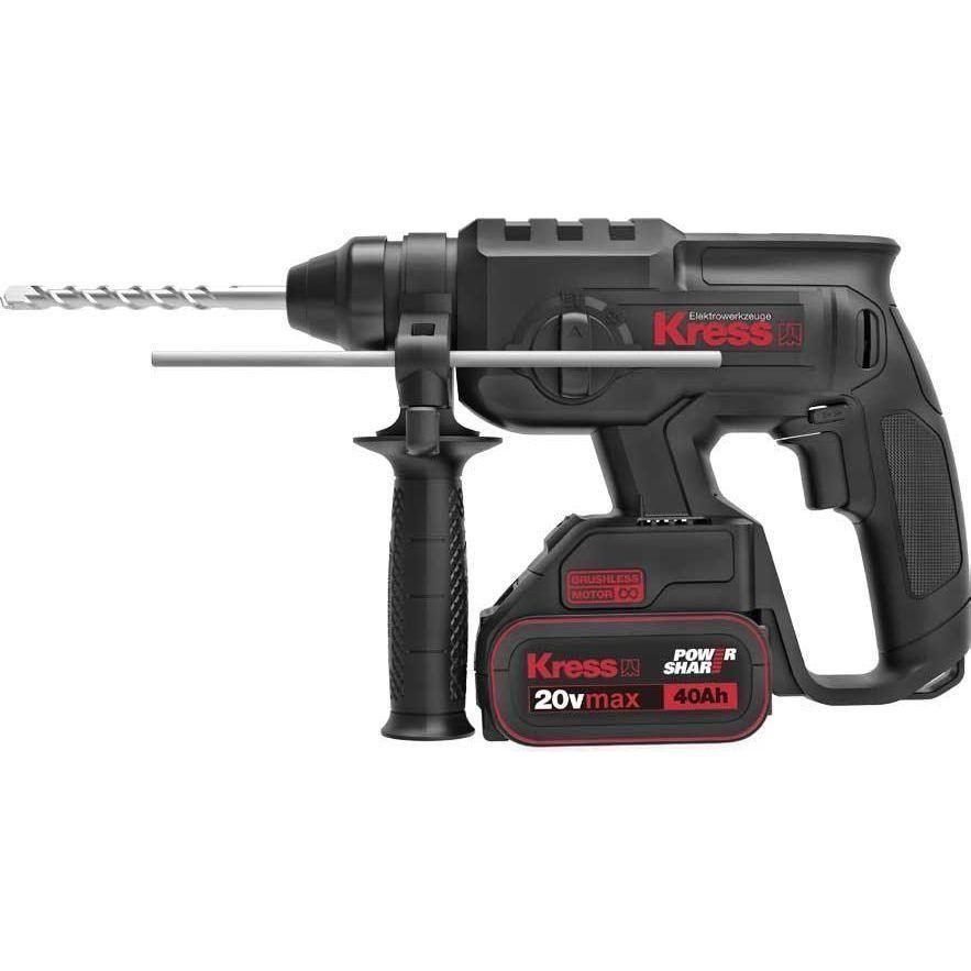 Kress Kress KU390 20V Cordless Brushless SDS-Plus Rotary Hammer, Power Tools Rotary & Demolition — Southend Philippines
