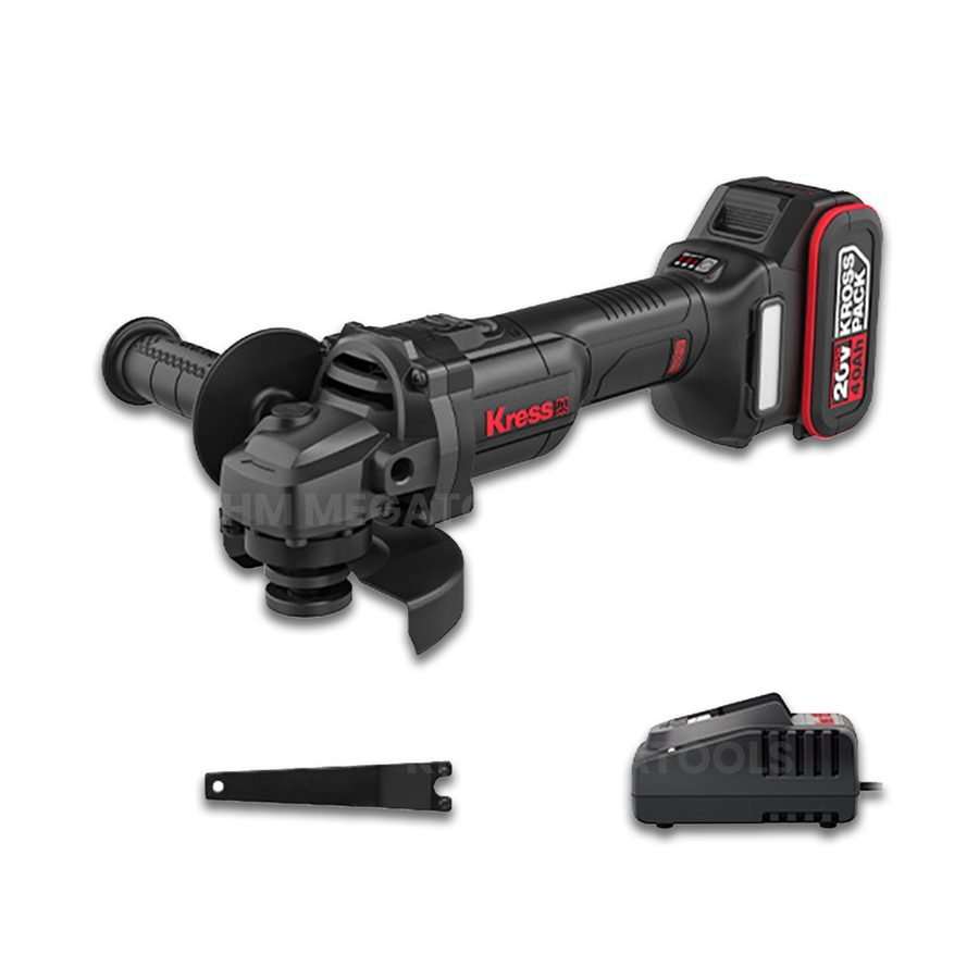 Kress KU803 Cordless Brushless Angle Grinder 20V