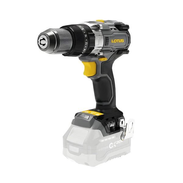 Lotus Lotus CXHD20V-150 Max Cordless Brushless Impact Drill 13mm 20V (Bare), Power Tools Drills & Drivers — Southend Philippi
