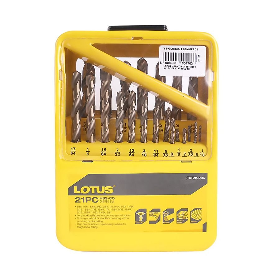 Lotus HSS-CO Drill Bit Set