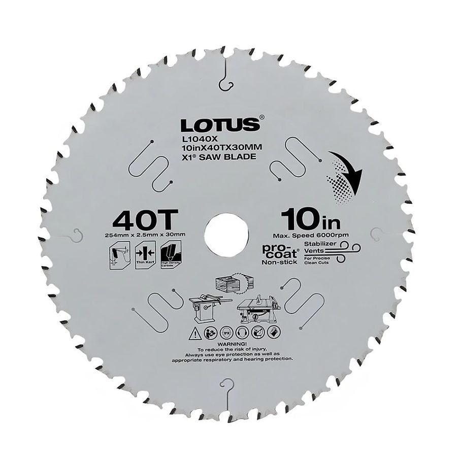 Lotus Lotus L0740X X1® Finishing Circular Saw Blade, Power Tools Saws — Southend Philippines
