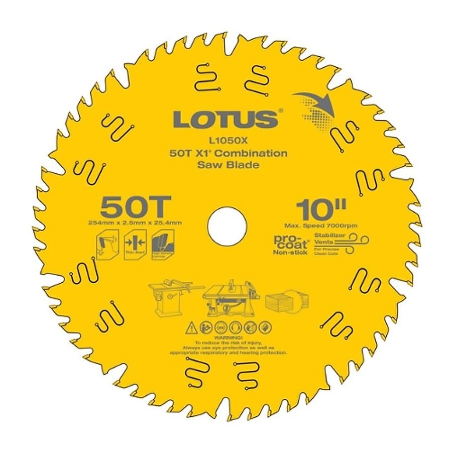Lotus Lotus L1050X X1® Combination Circular Saw Blade, Power Tools Saws — Southend Philippines