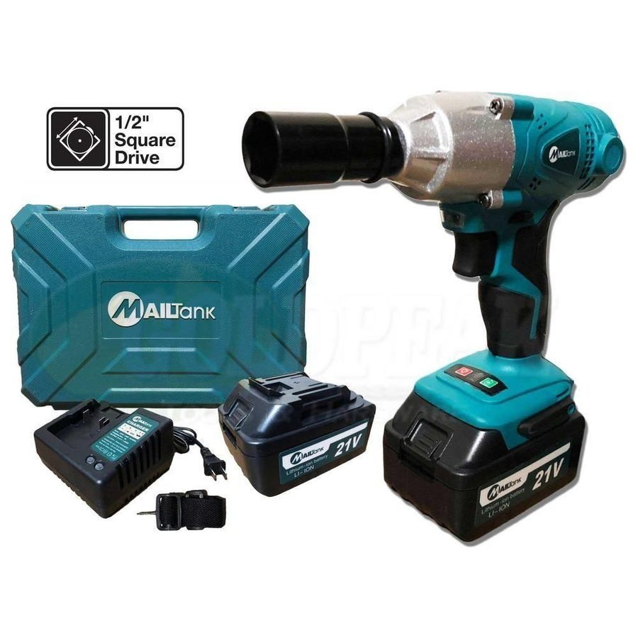 Mailtank SH-53 21V Cordless Impact Wrench 1/2" Drive, Power Tools Drills & Drivers — Southend Philippines