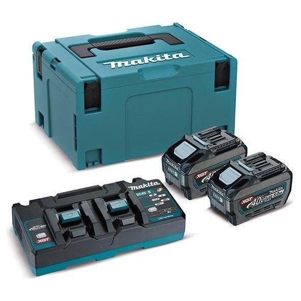 Makita Makita 191U13-9 40V Power Source Kit / Battery & Charger Set With Makpac, Power Tools Batteries & Chargers — Southend 