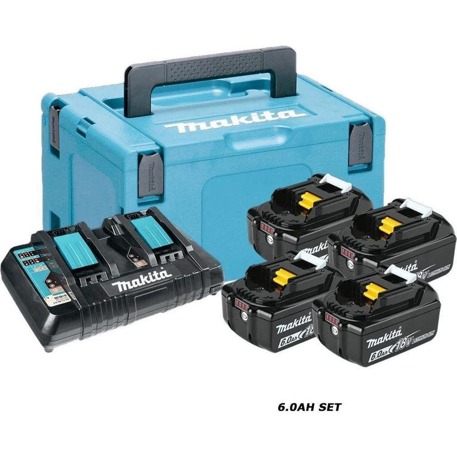 Makita Makita 198091-4 Power Source Kit / Battery & Charger Set LXT (6.0Ah), Power Tools Batteries & Chargers — Southend Phil