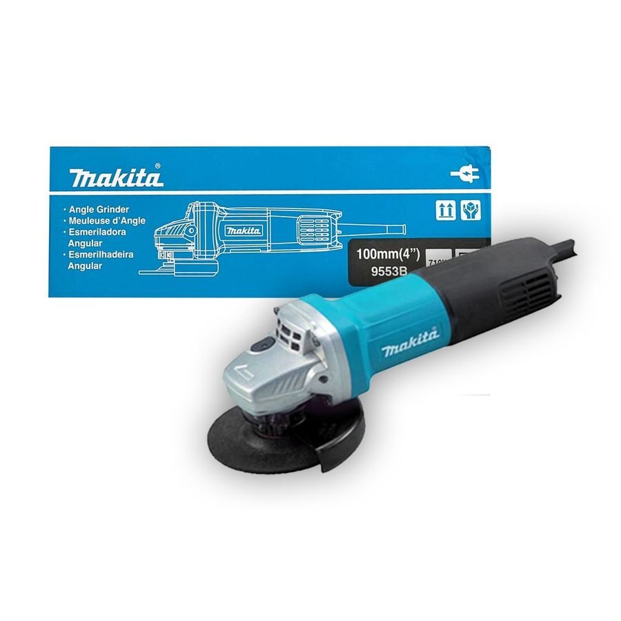 Makita Makita 9553B 4" Angle Grinder 710W, Power Tools Grinders & Polishers — Southend Philippines