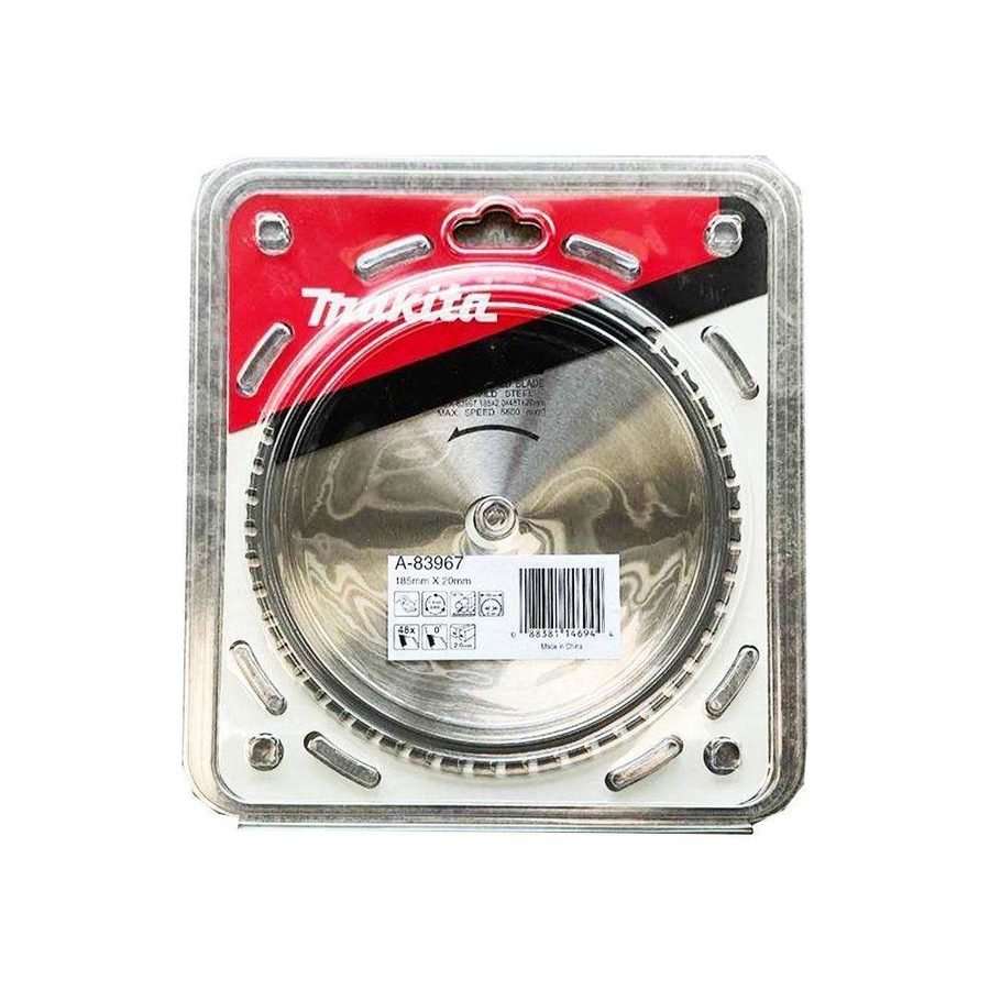 Makita Makita A-83967 Circular Saw Blade 7-1/4" X 48T For Thin Mild Steel / 413, Power Tools Bits, Blades & Discs — Southend 