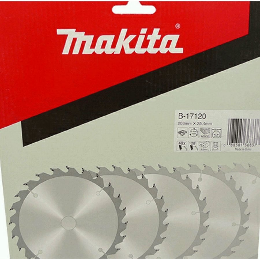 Makita B-17120 Circular Saw Blade 8" X 40T For Wood
