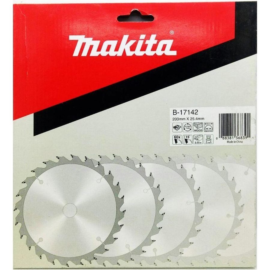 Makita B-17142 Circular Saw Blade 8" X 60T For Wood