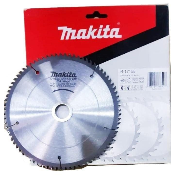 Makita Makita B-17158 Circular Saw Blade 8" X 80T For Wood, Power Tools Bits, Blades & Discs — Southend Philippines
