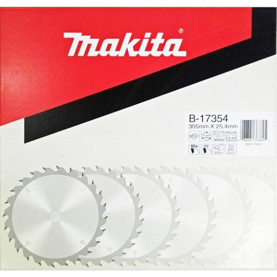 Makita Makita B-17354 Circular Saw Blade 12" X 40T For Wood, Power Tools Saws — Southend Philippines