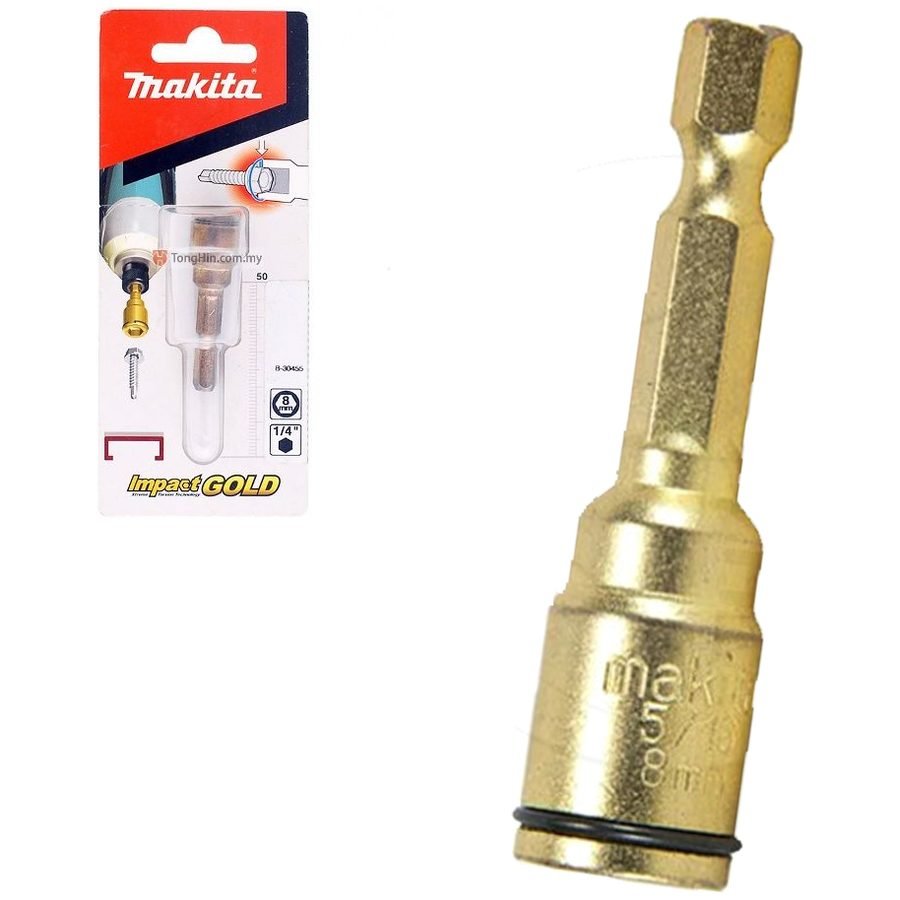 Makita Makita B-30455 Impact Gold 1/4" Hex (NZ) Nut Setter, Power Tools Bits, Blades & Discs — Southend Philippines