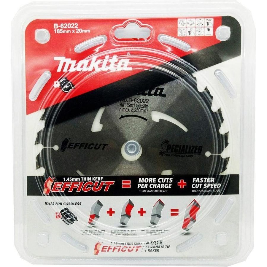 Makita B-62022 Circular Saw Blade 7-1/4" X 24T For Wood