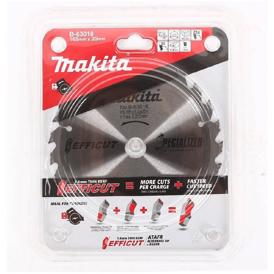 Makita Makita B-63018 Circular Saw Blade 6-1/4" X 25T For Wood, Power Tools Bits, Blades & Discs — Southend Philippines